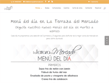 Tablet Screenshot of laterrazadelmercado.com